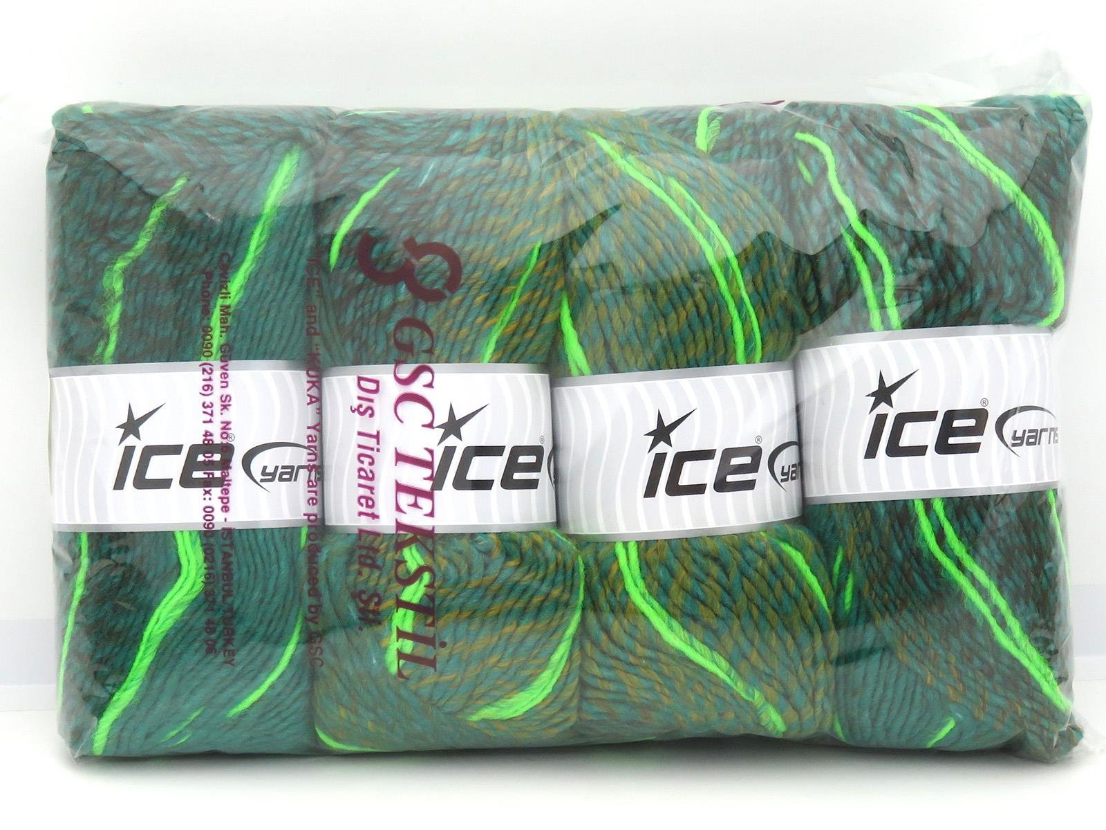 Symphony Brown, Gold, Green Shades