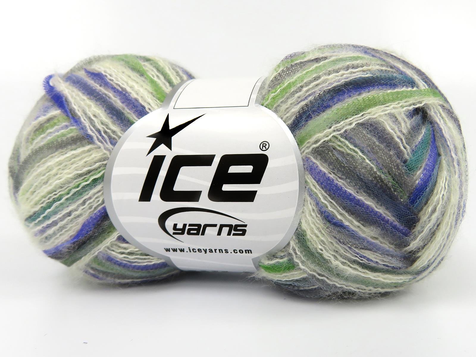 Toucan Green, Purple, Cream, Grey