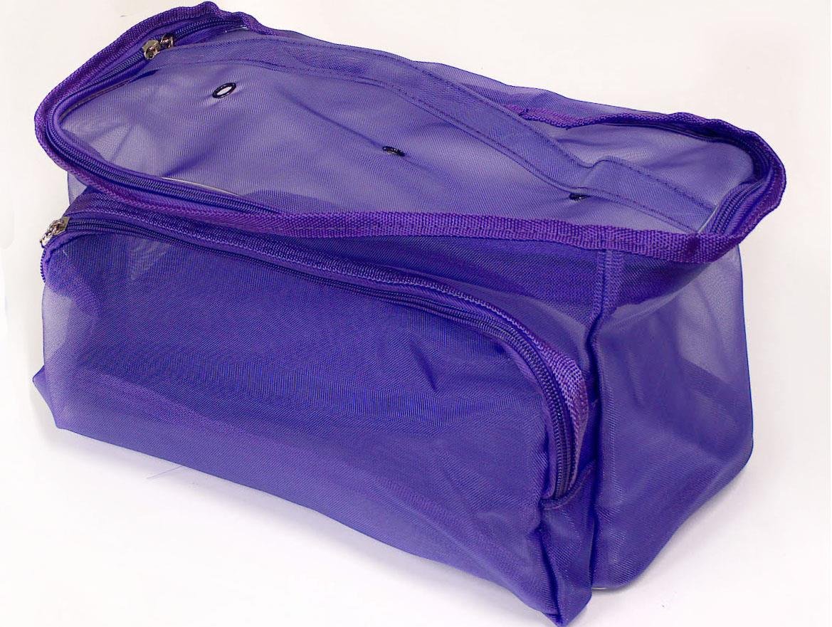 Transparent Yarn Skein Bag Purple
