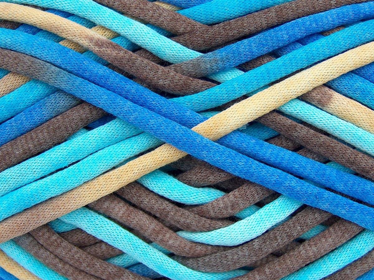 Tube Cotton Jumbo Color Cream, Brown Shades, Blue Shades