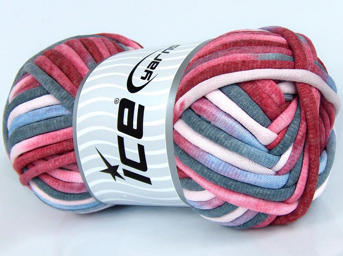 Tube Cotton Jumbo Color Red, Grey, Light Blue, Pink Shades