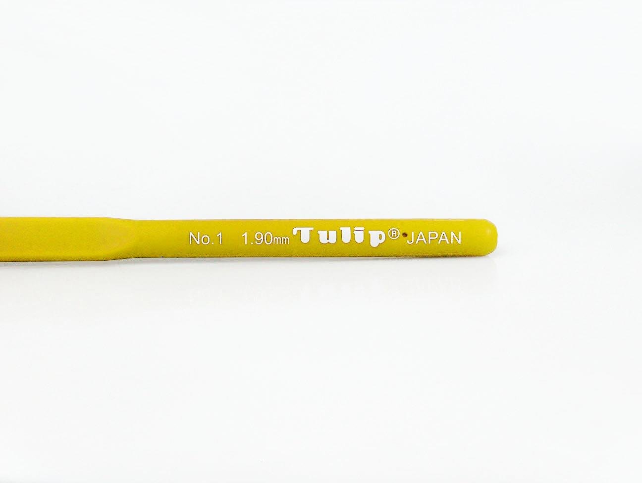 Tulip Crochet Hook with Soft Grip . #1 - 1.90 mm
