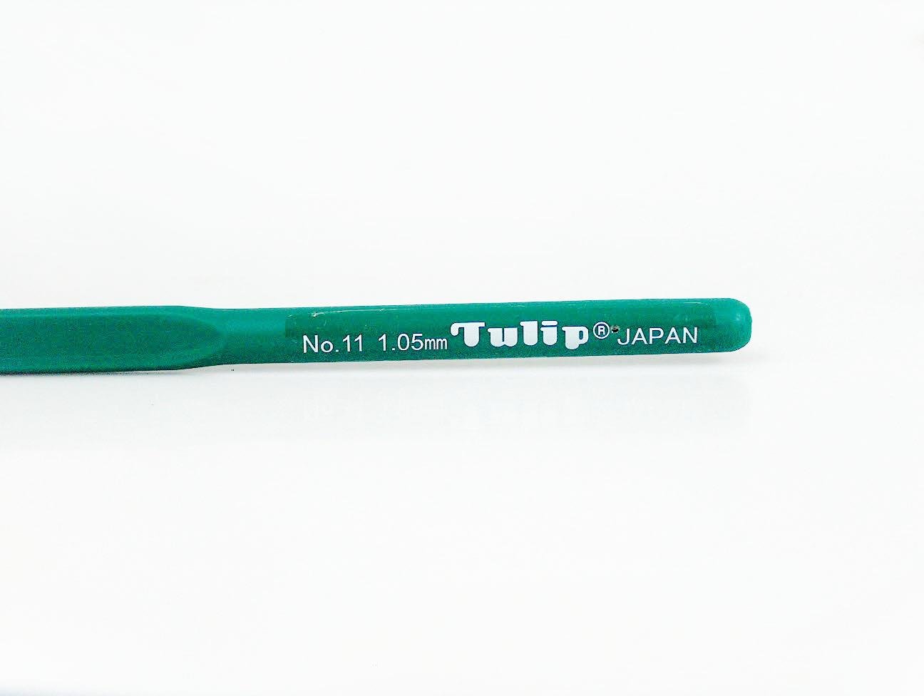 Tulip Crochet Hook with Soft Grip . #11 - 1.05 mm