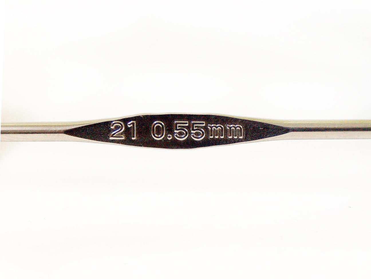 Tulip Metal Crochet Hook . #21 - 0.55 mm