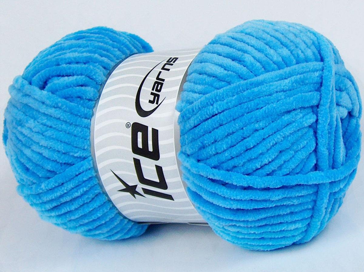 Velvet Chenille Light Blue