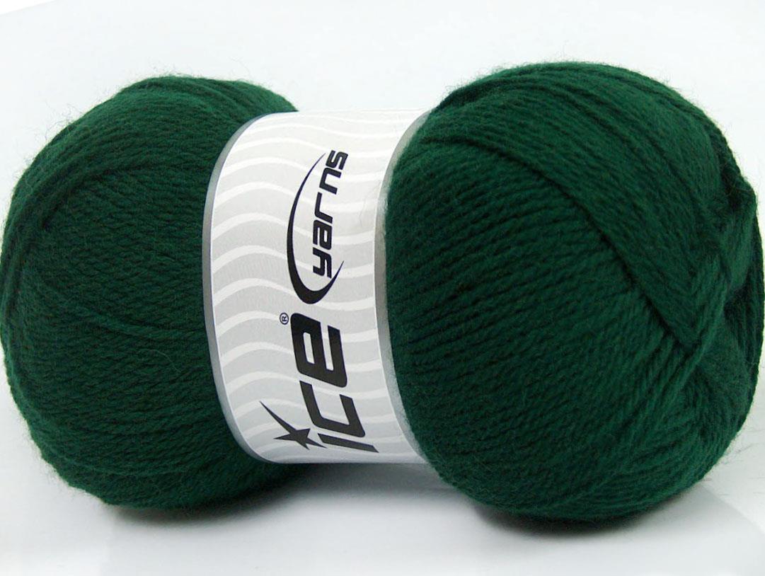 Virgin Wool Deluxe Dark Green