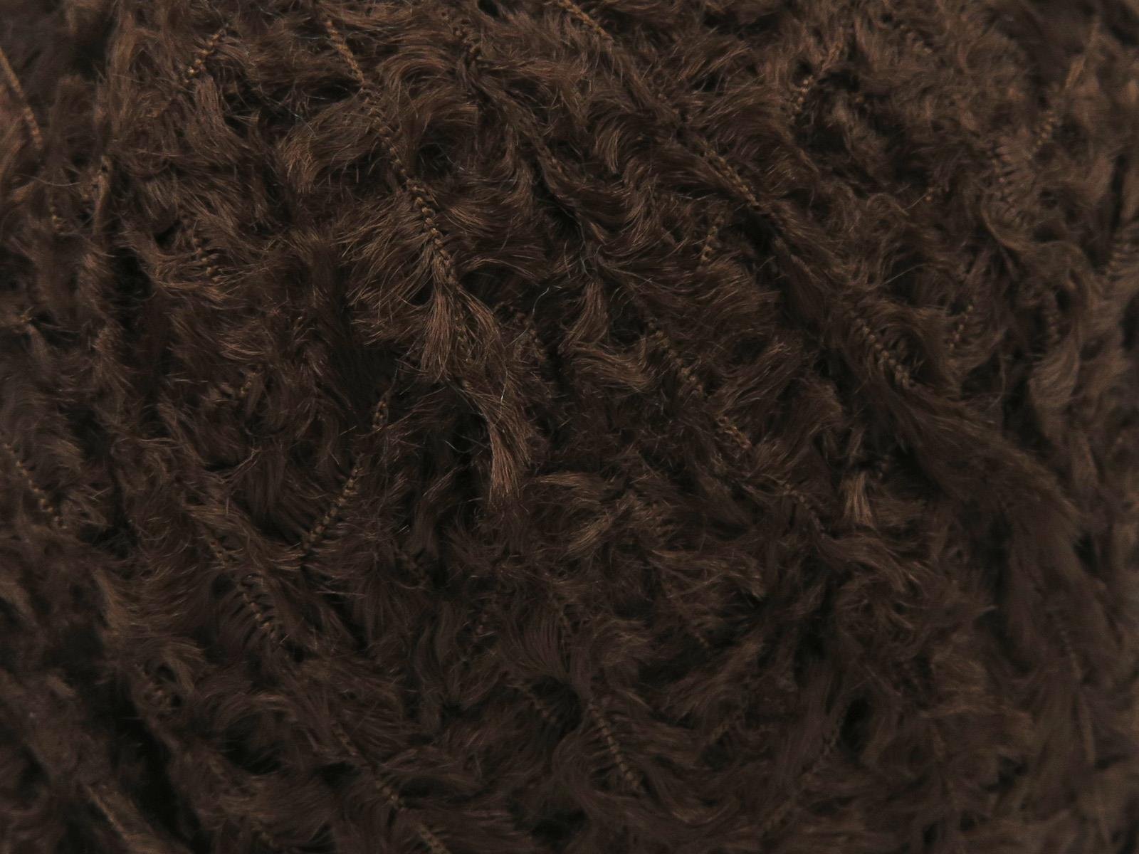Viscose Fur Dark Brown