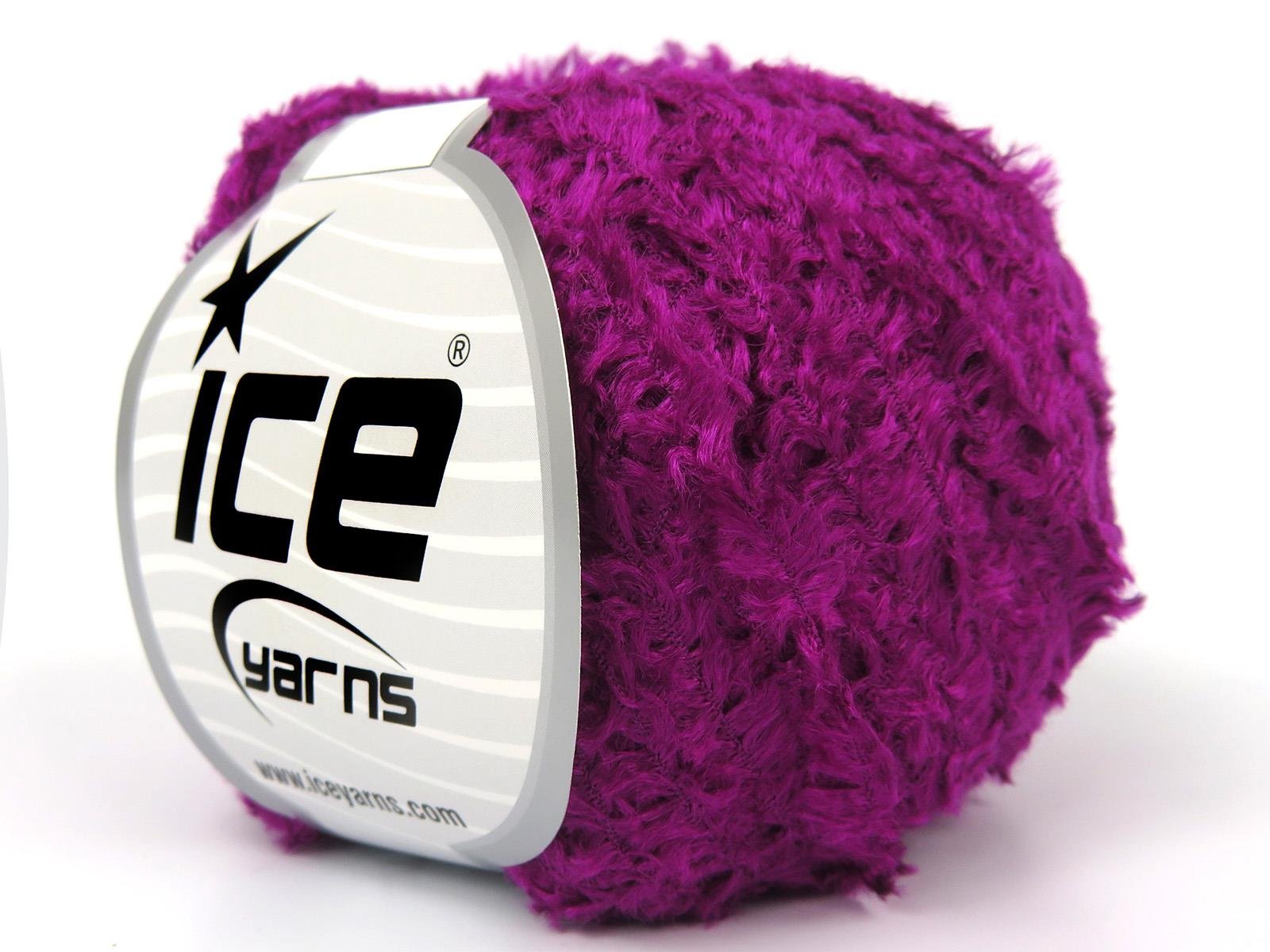 Viscose Fur Dark Fuchsia