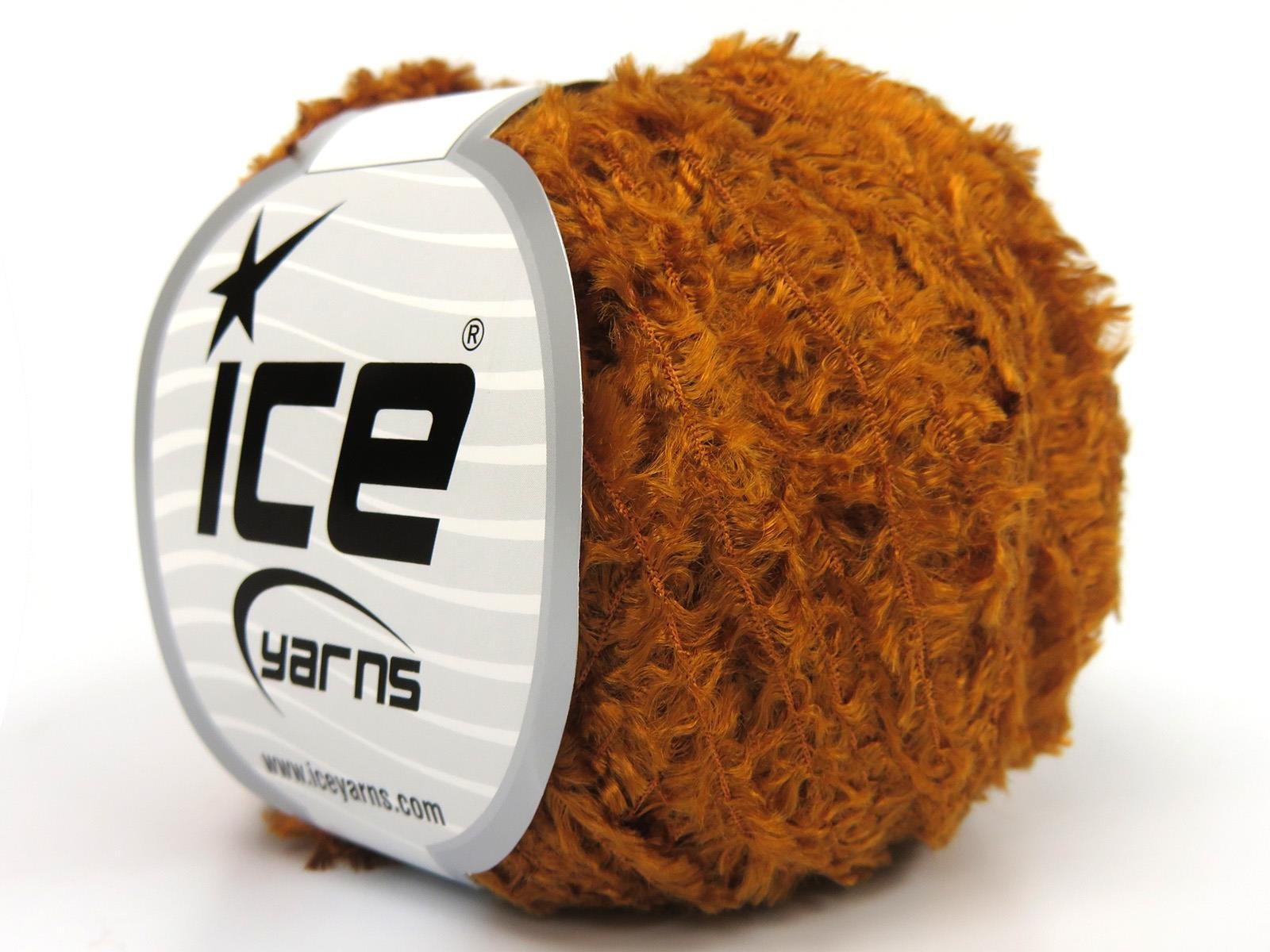 Viscose Fur Dark Gold