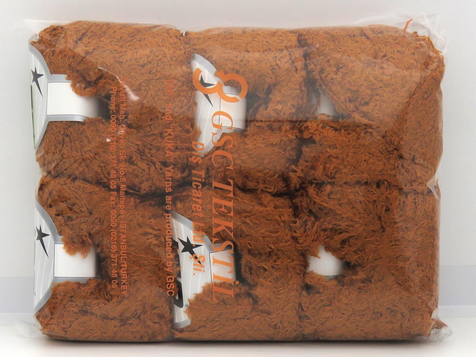 Viscose Fur Dark Gold