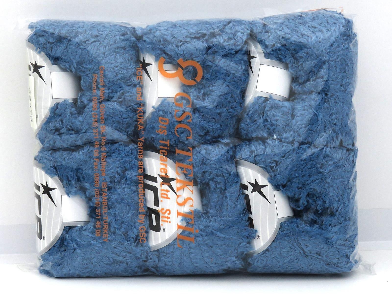 Viscose Fur Light Blue