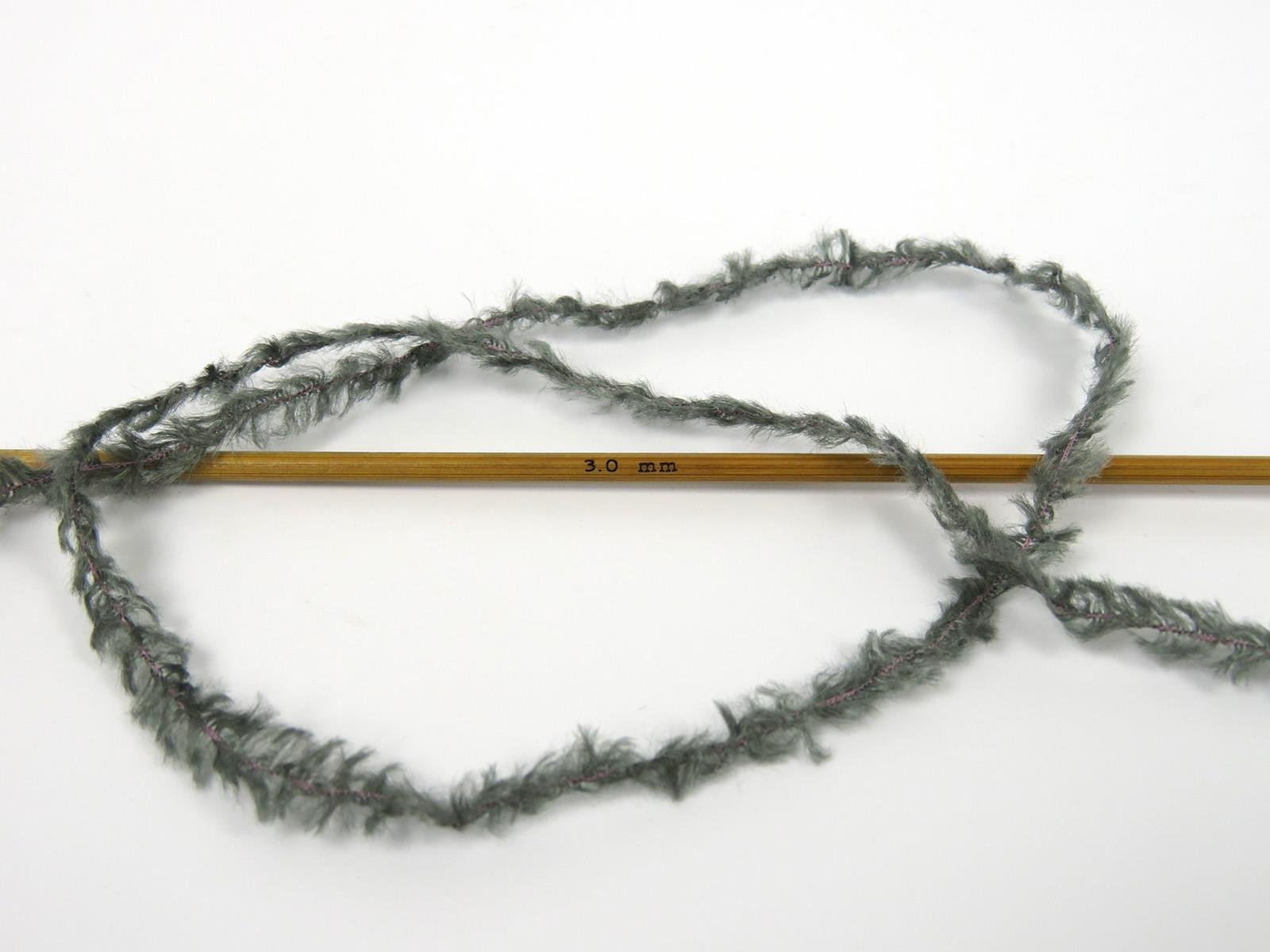 Viscose Fur Light Bluish Grey