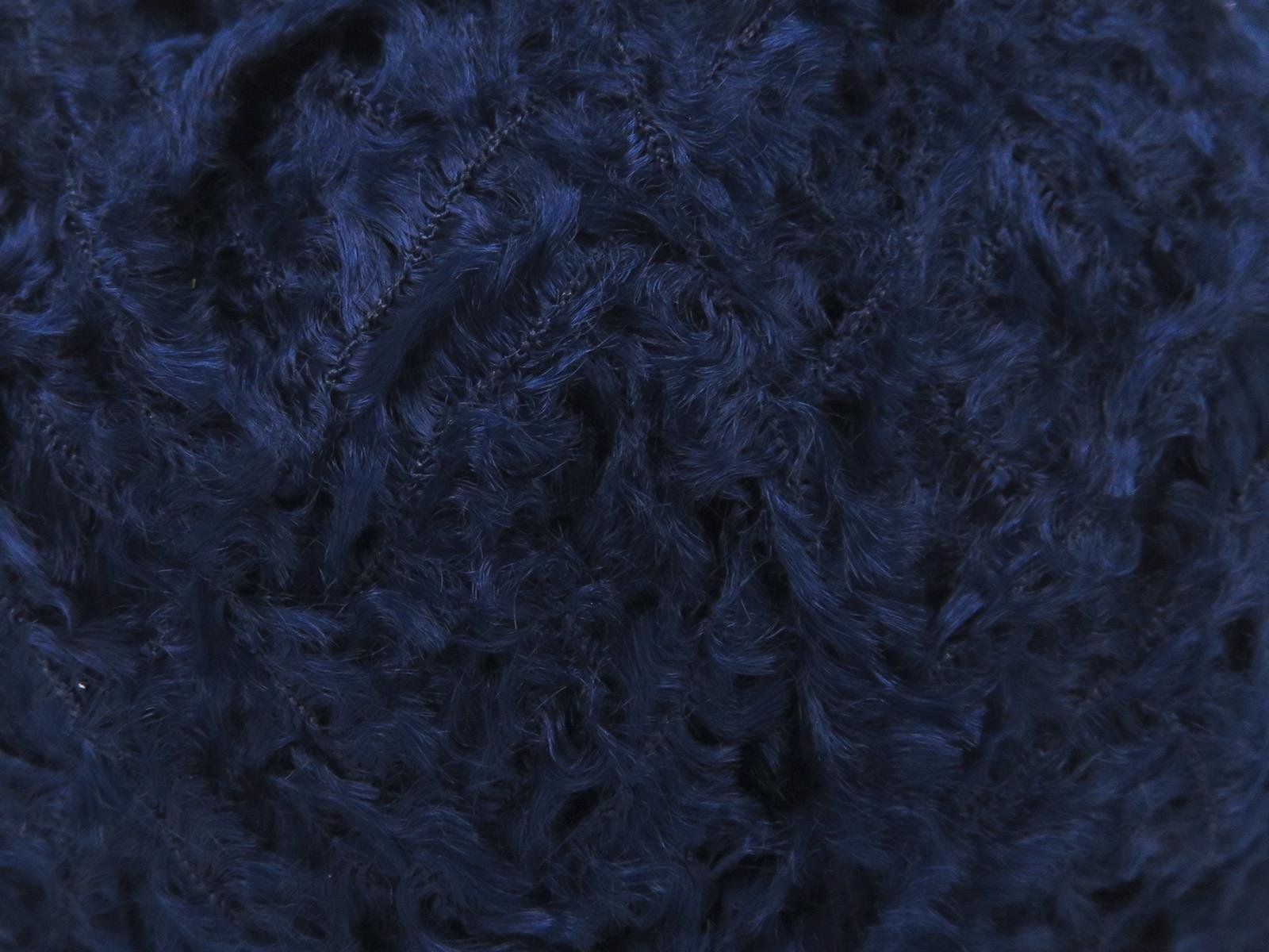 Viscose Fur Navy