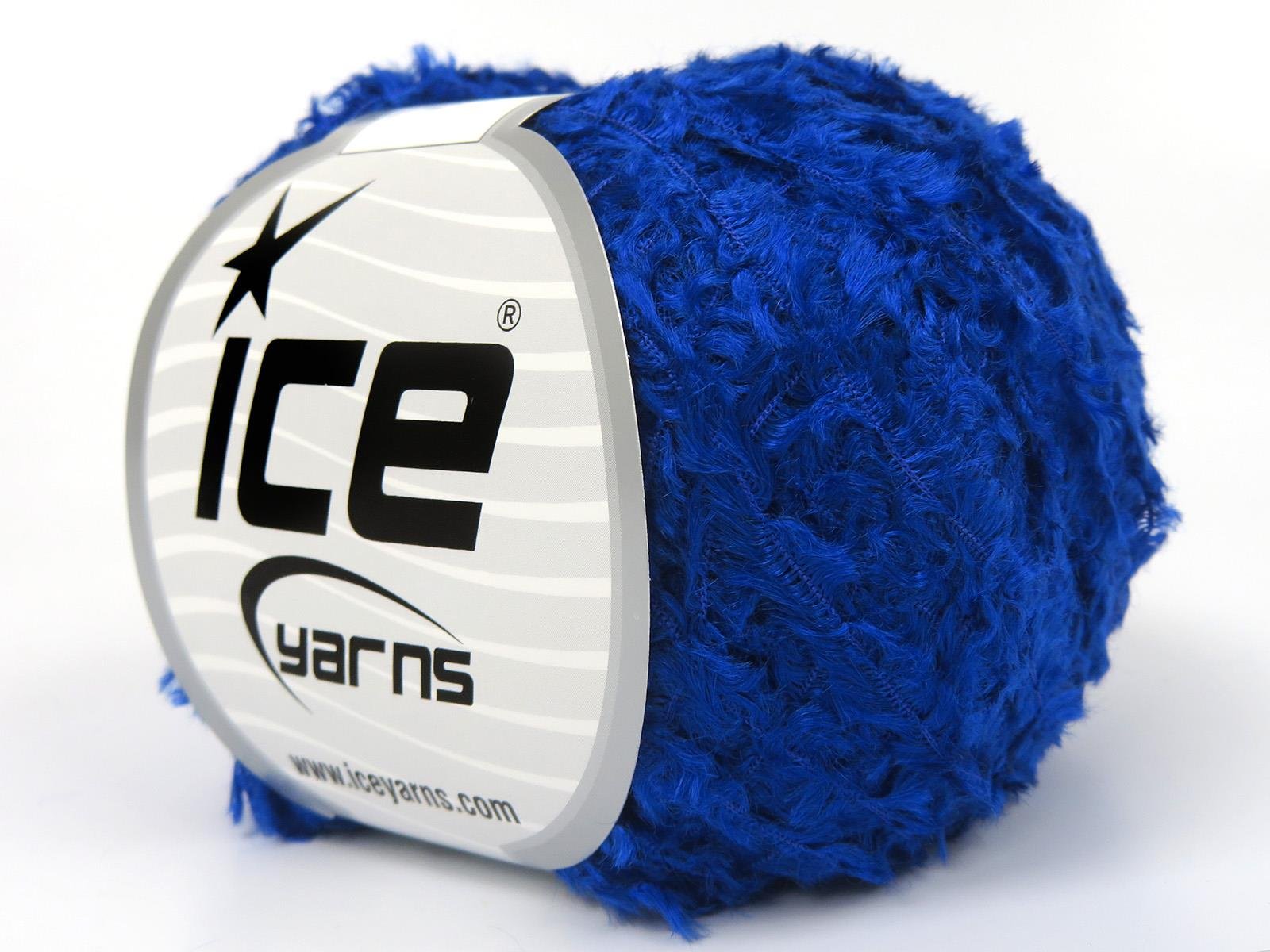 Viscose Fur Saxe Blue