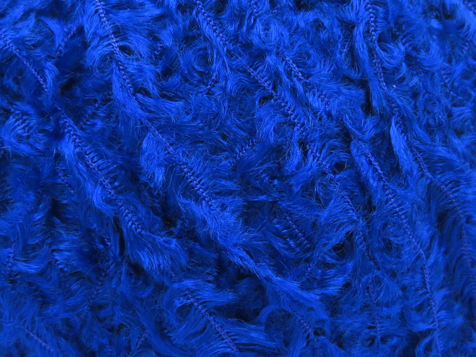 Viscose Fur Saxe Blue