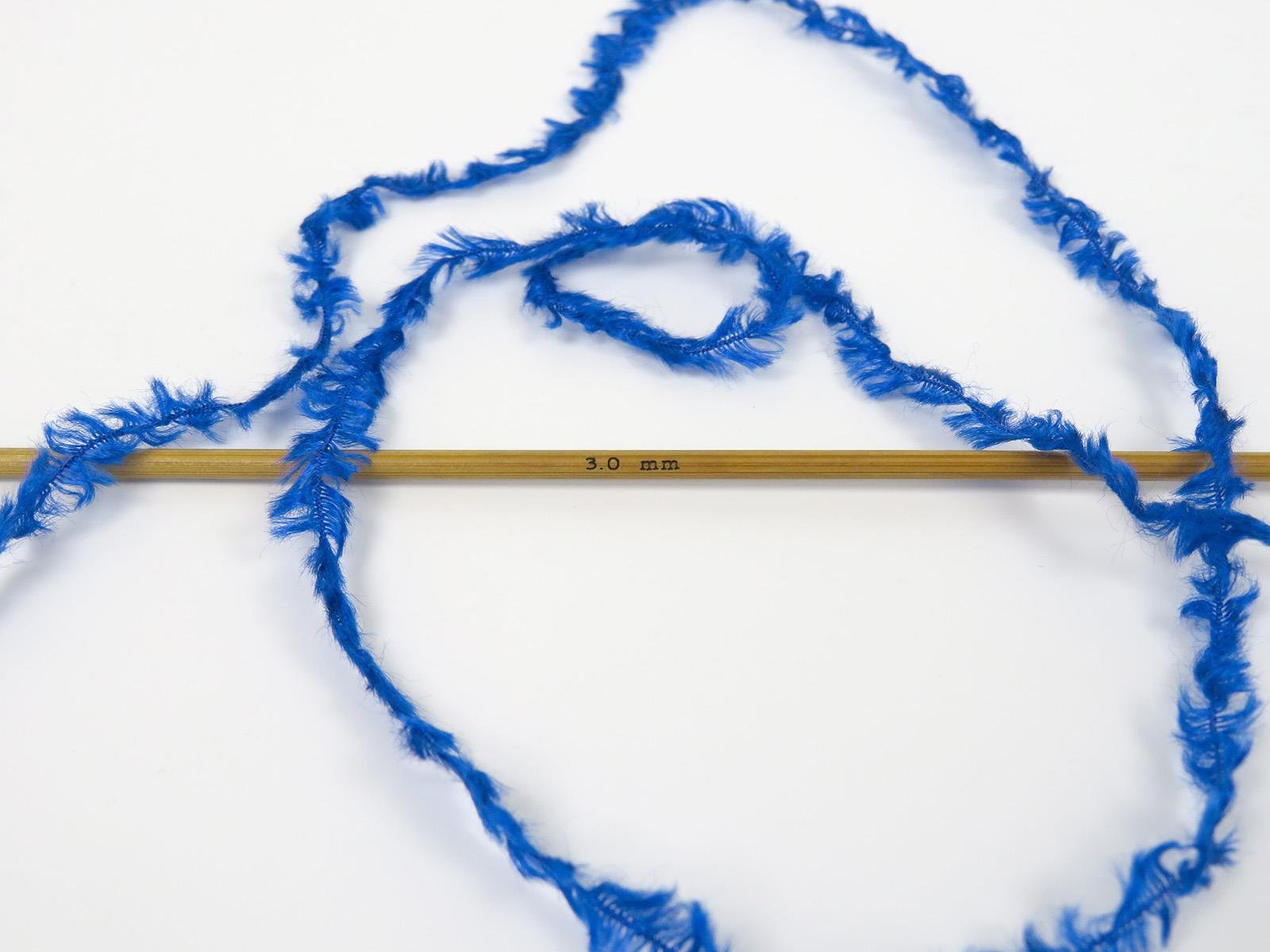 Viscose Fur Saxe Blue