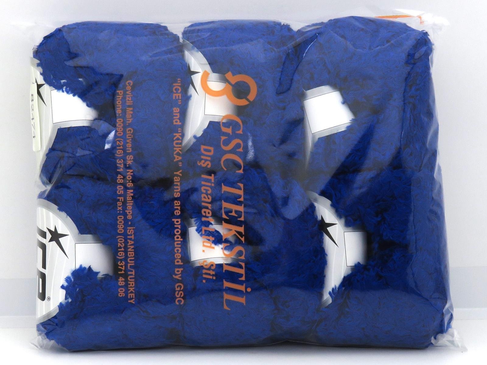 Viscose Fur Saxe Blue