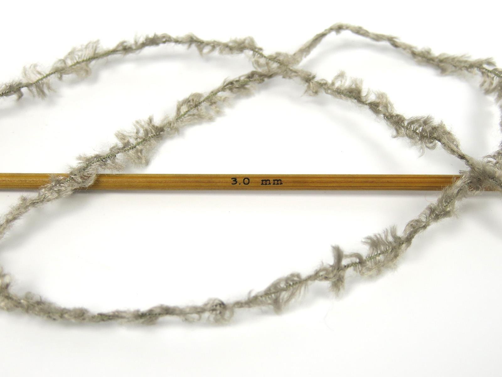 Viscose Fur Stone Grey