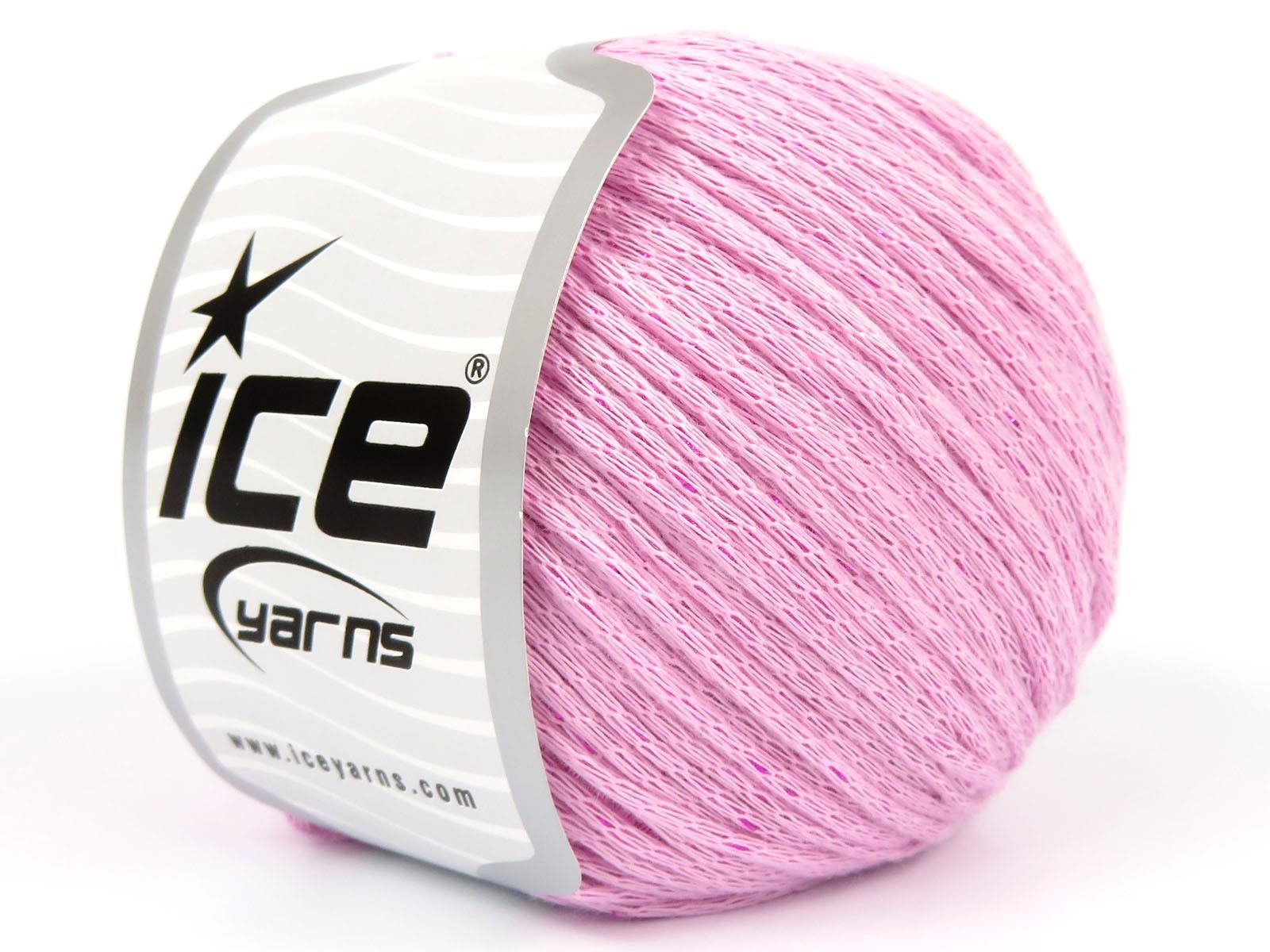 Viscose Glitz Baby Pink