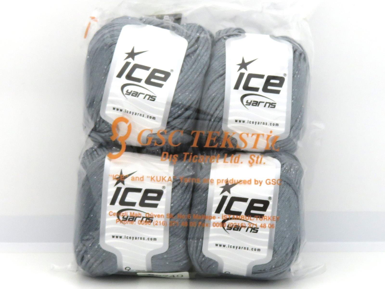 Viscose Glitz Light Grey