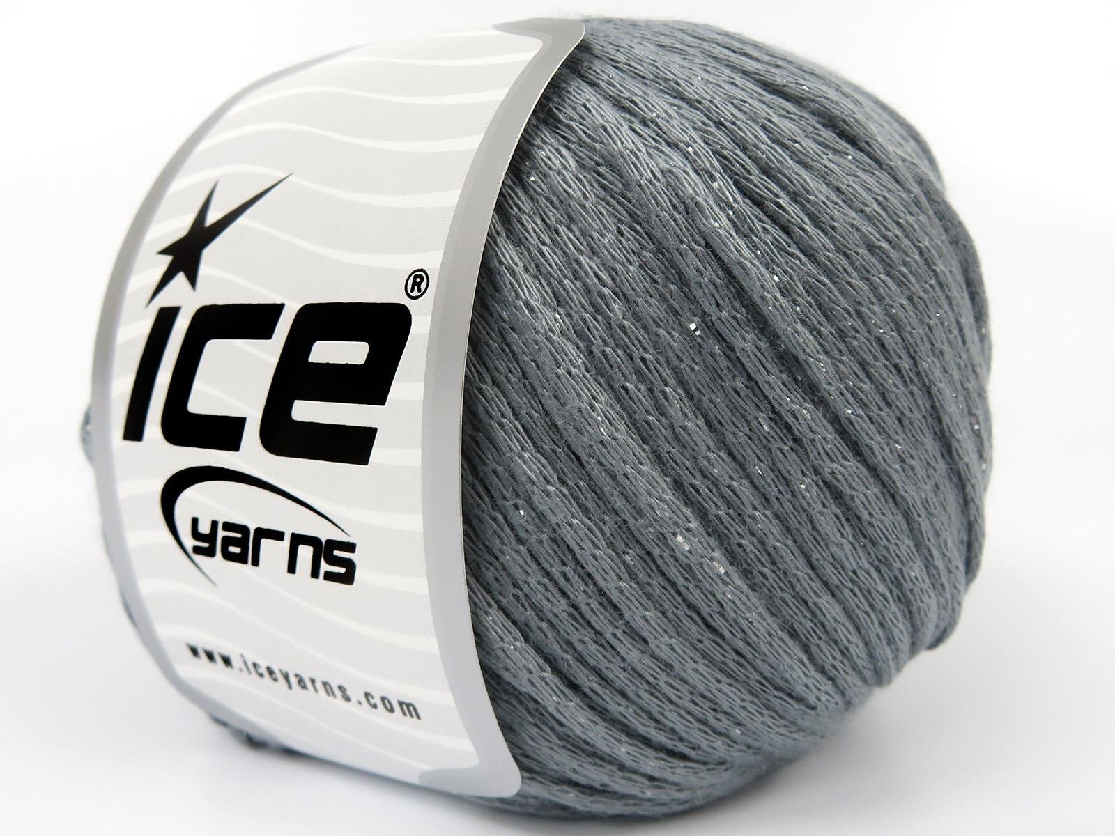 Viscose Glitz Light Grey