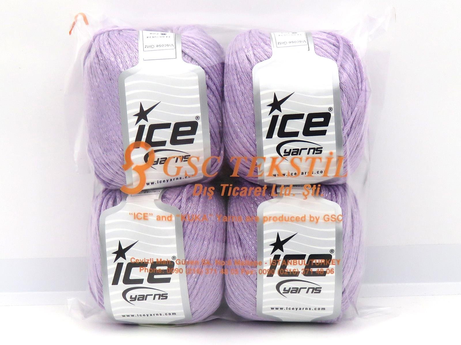 Viscose Glitz Light Lilac