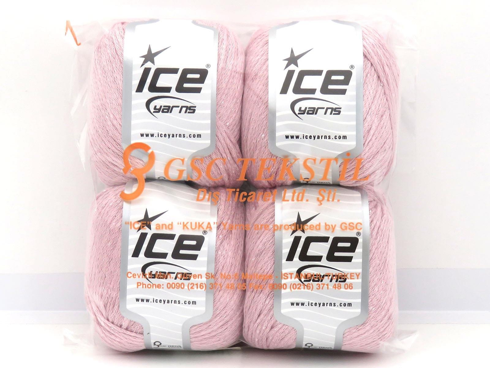 Viscose Glitz Light Pink