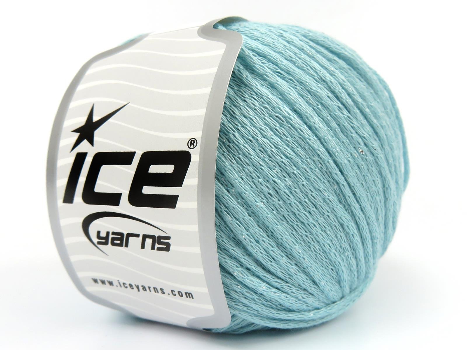 Viscose Glitz Light Turquoise