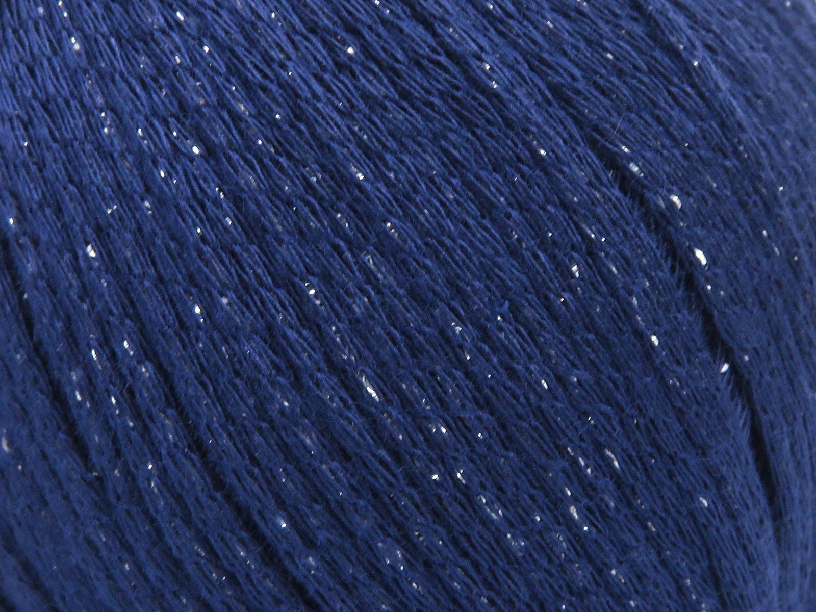 Viscose Glitz Navy