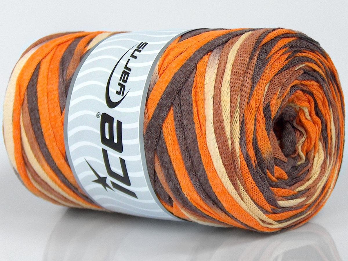 VisCot Ribbon Color Orange, Yellow, Brown Shades