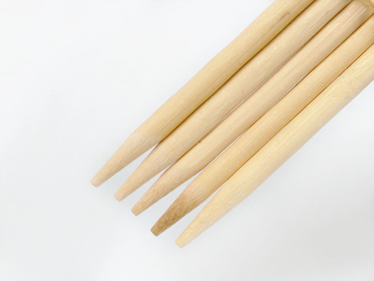 Wooden Double Point Knitting Needles . 8 mm (US 11)