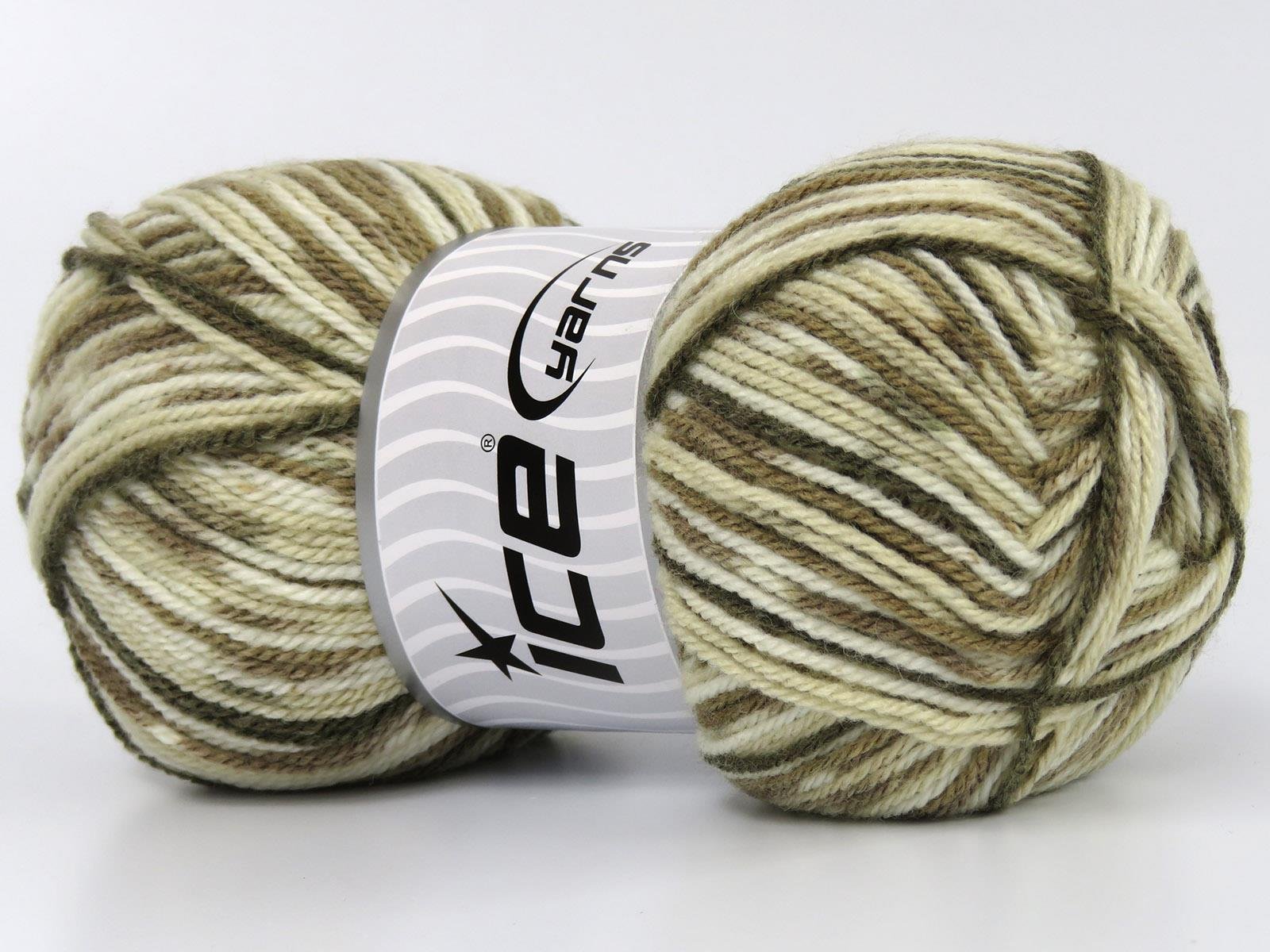 Wool Design Brown, Camel, Cream Shades