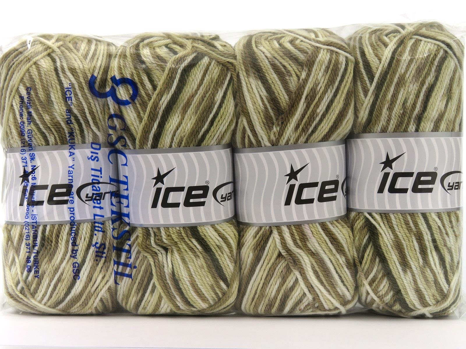 Wool Design Brown, Camel, Cream Shades