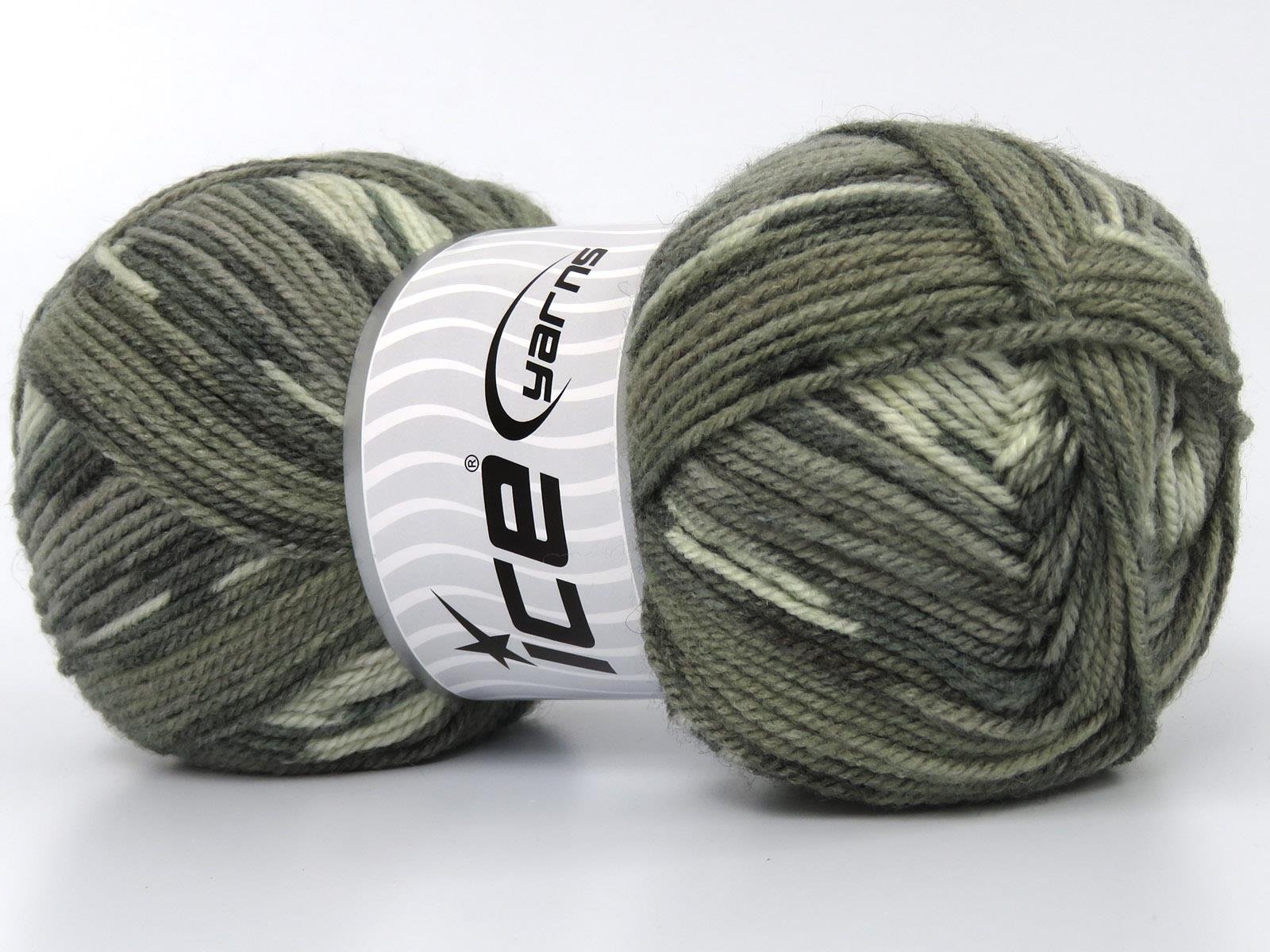 Wool Design Cream, Grey Shades, Camel Shades