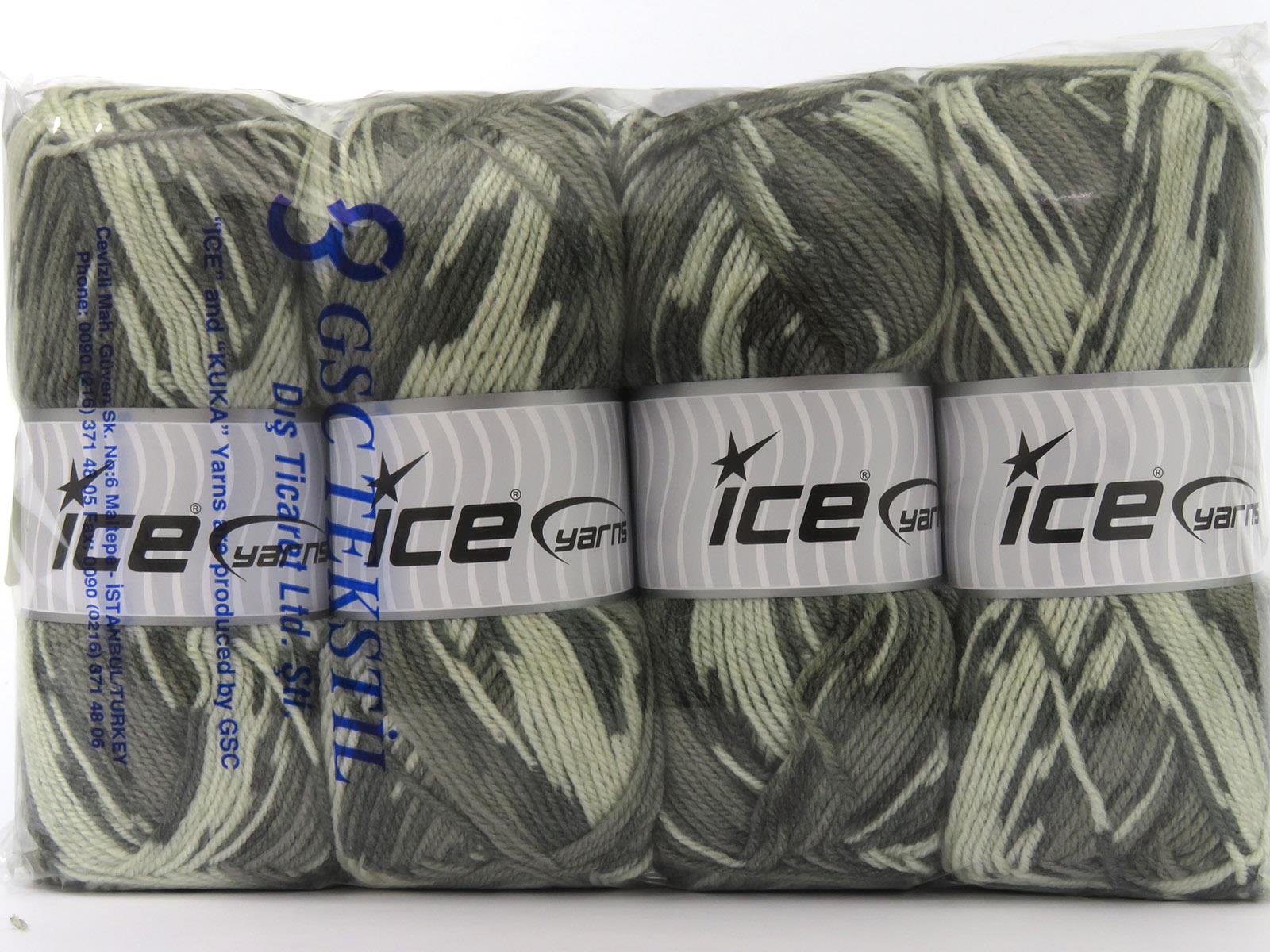 Wool Design Cream, Grey Shades, Camel Shades