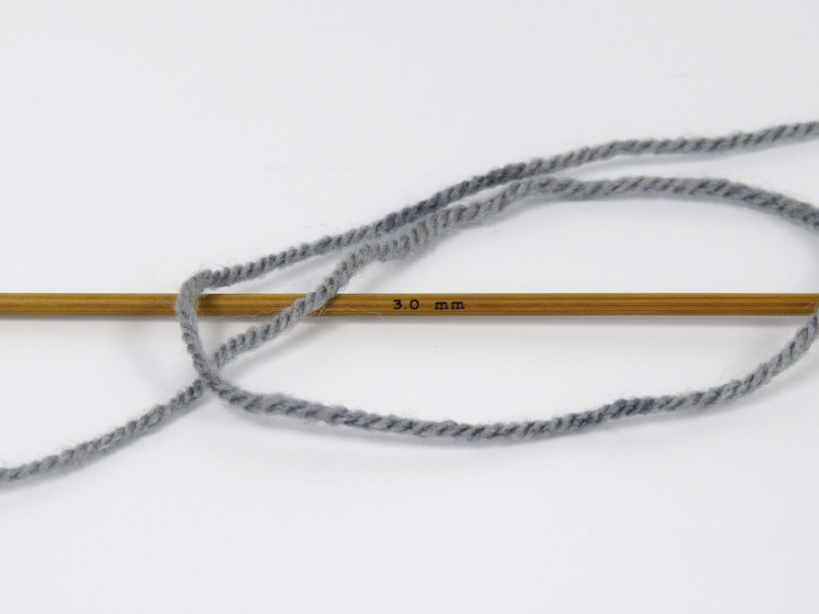 Wool Design Grey Shades, Jeans Blue