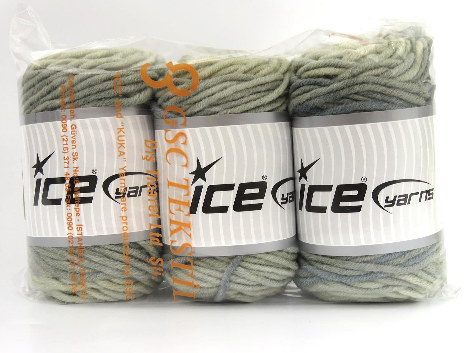 Wool Superbulky Batik Grey Shades
