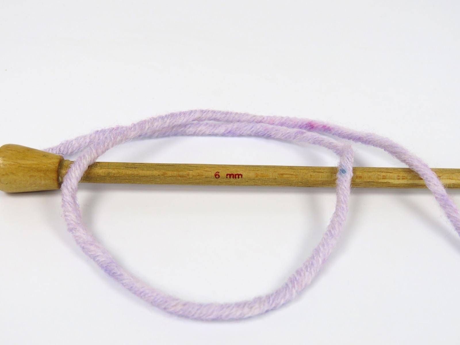 Wool Superbulky Batik White, Purple Shades