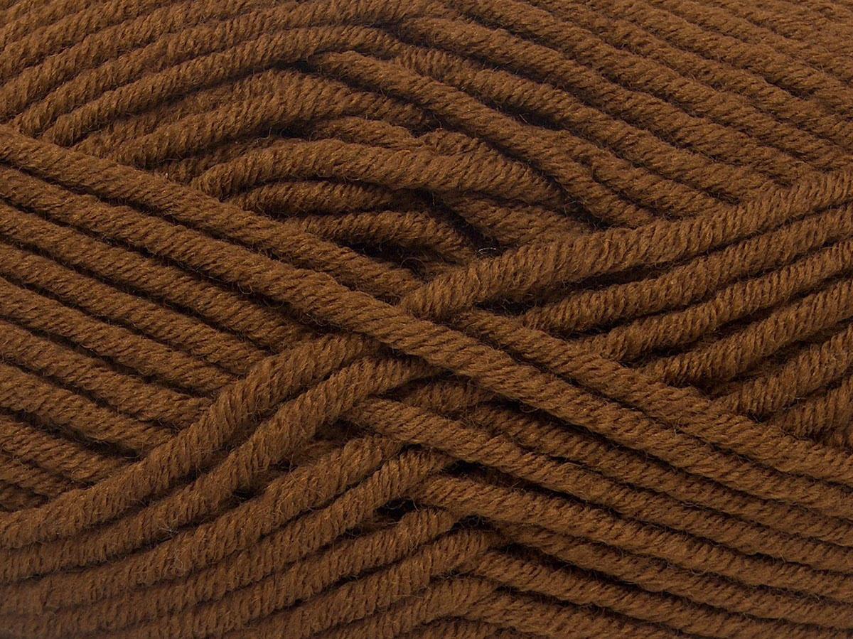 Wool Superbulky Dark Brown