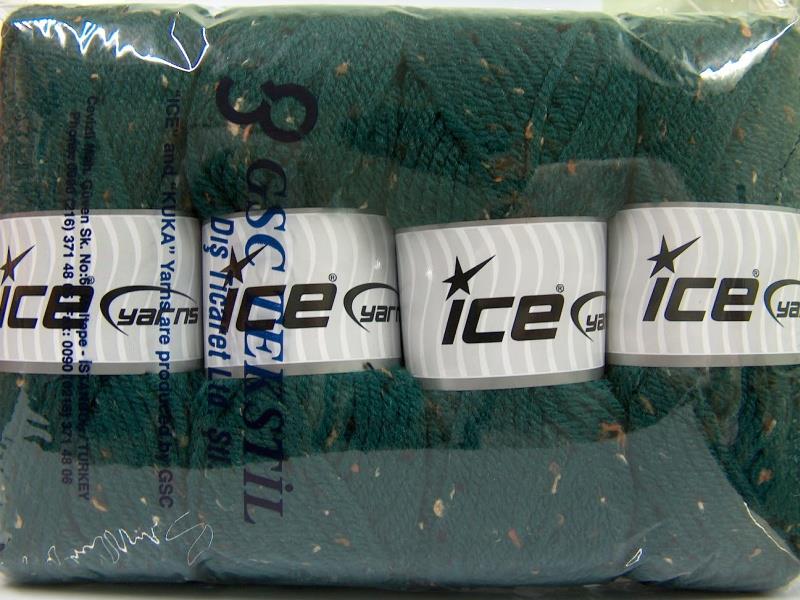 Wool Tweed Superbulky Dark Green