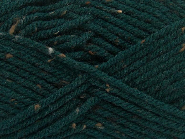 Wool Tweed Superbulky Dark Green