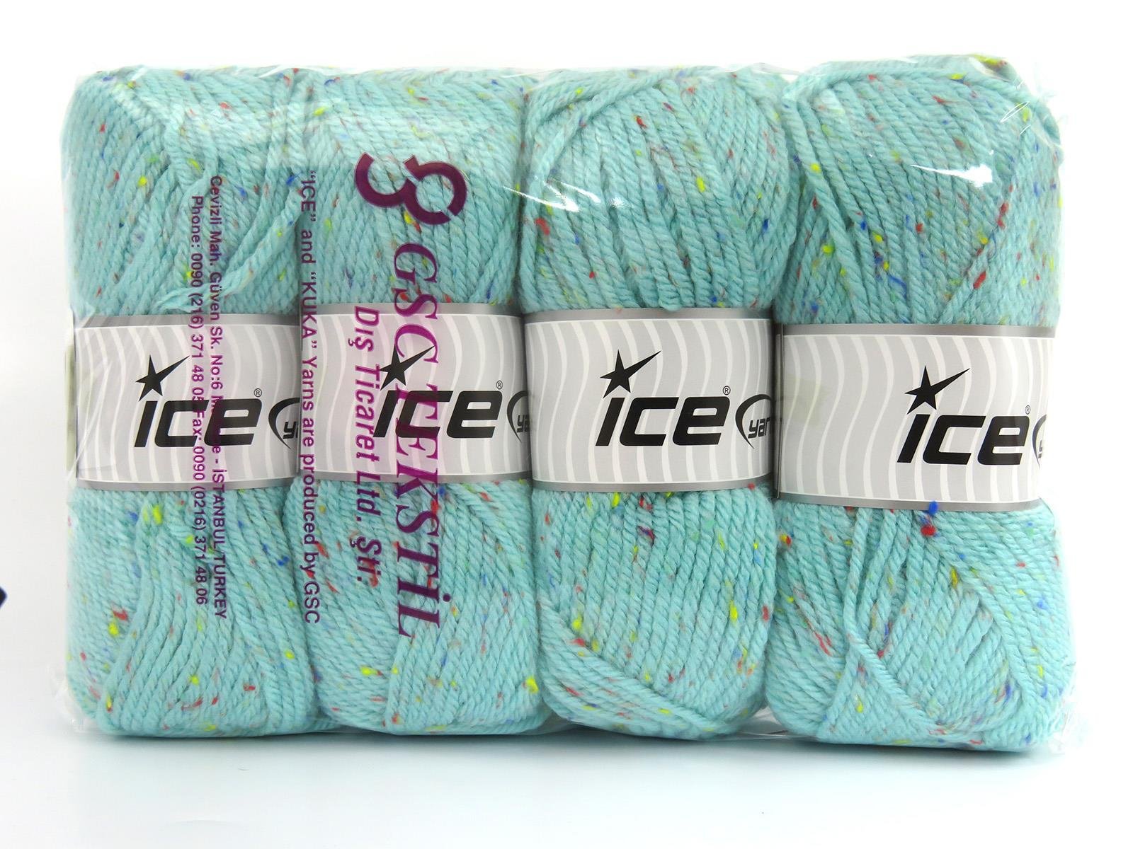 Wool Tweed Superbulky Mint Green