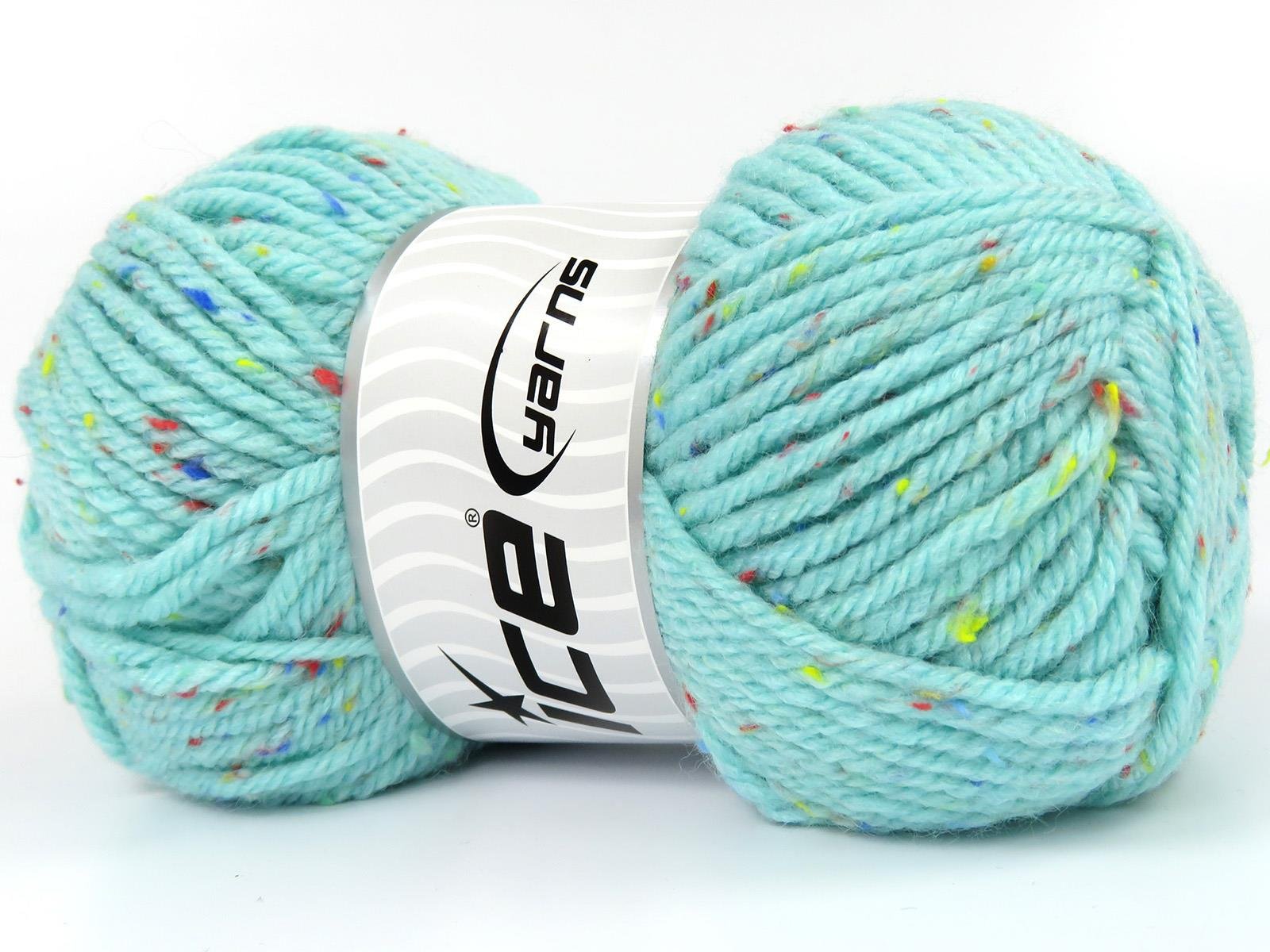 Wool Tweed Superbulky Mint Green