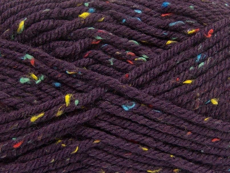 Wool Tweed Superbulky Purple