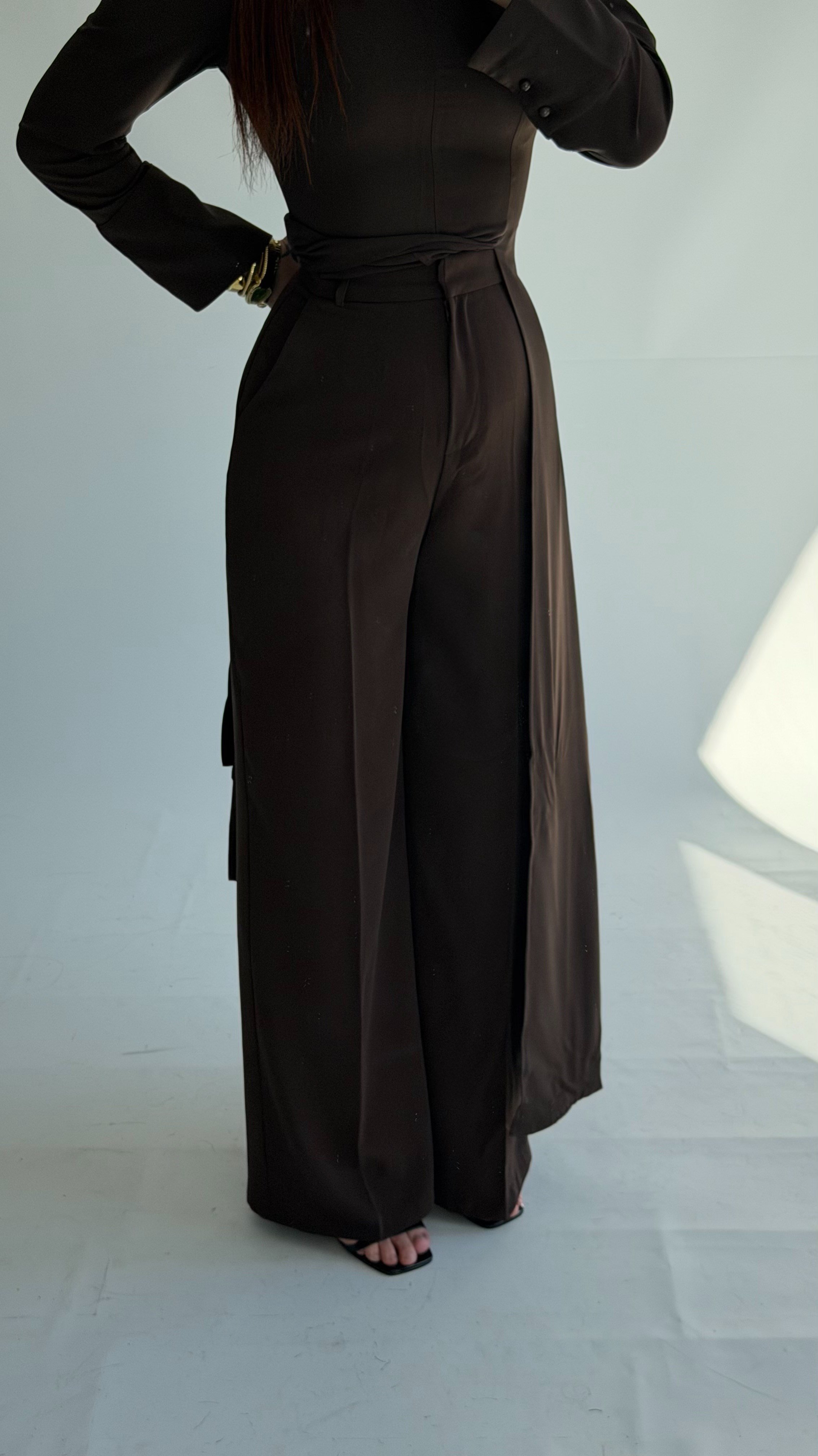 Twill Pantolon Kahverengi 