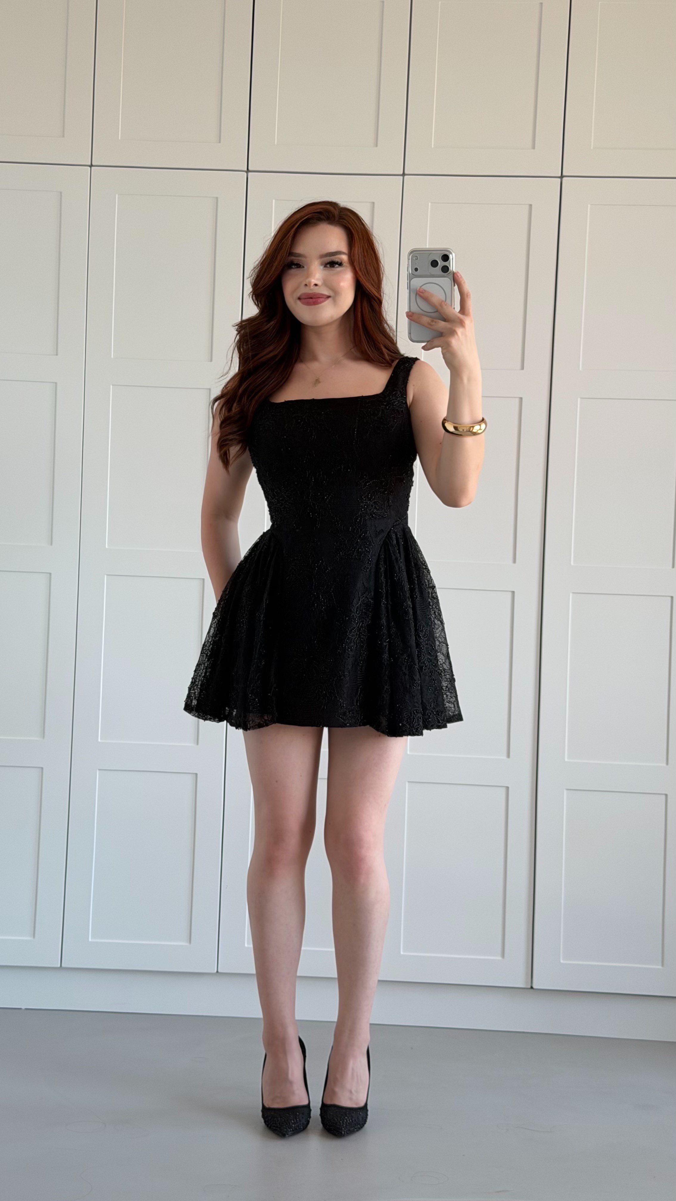 Mabel Mini Elbise Siyah