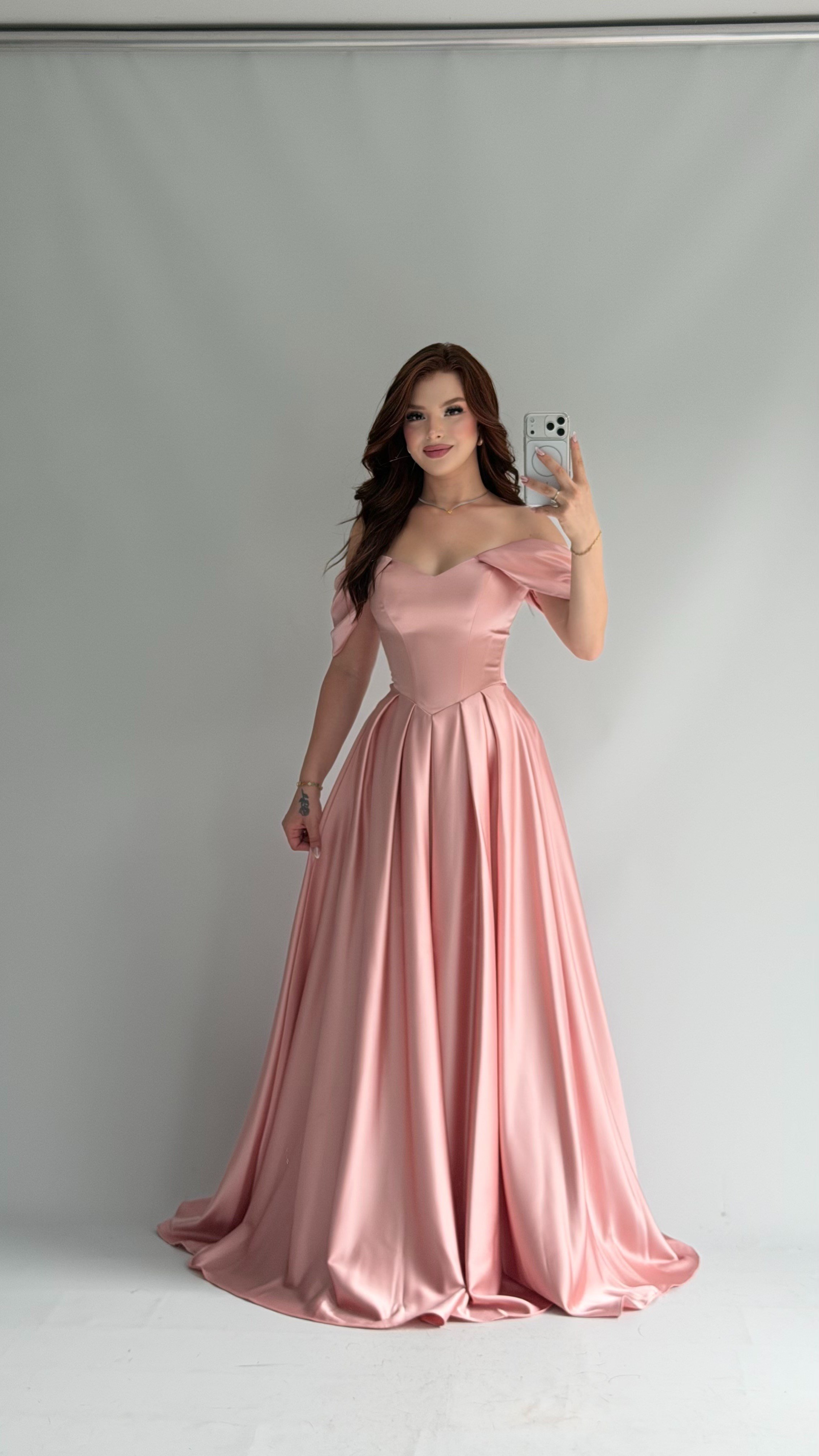 Powder Pink Gowns Princess Fallon 