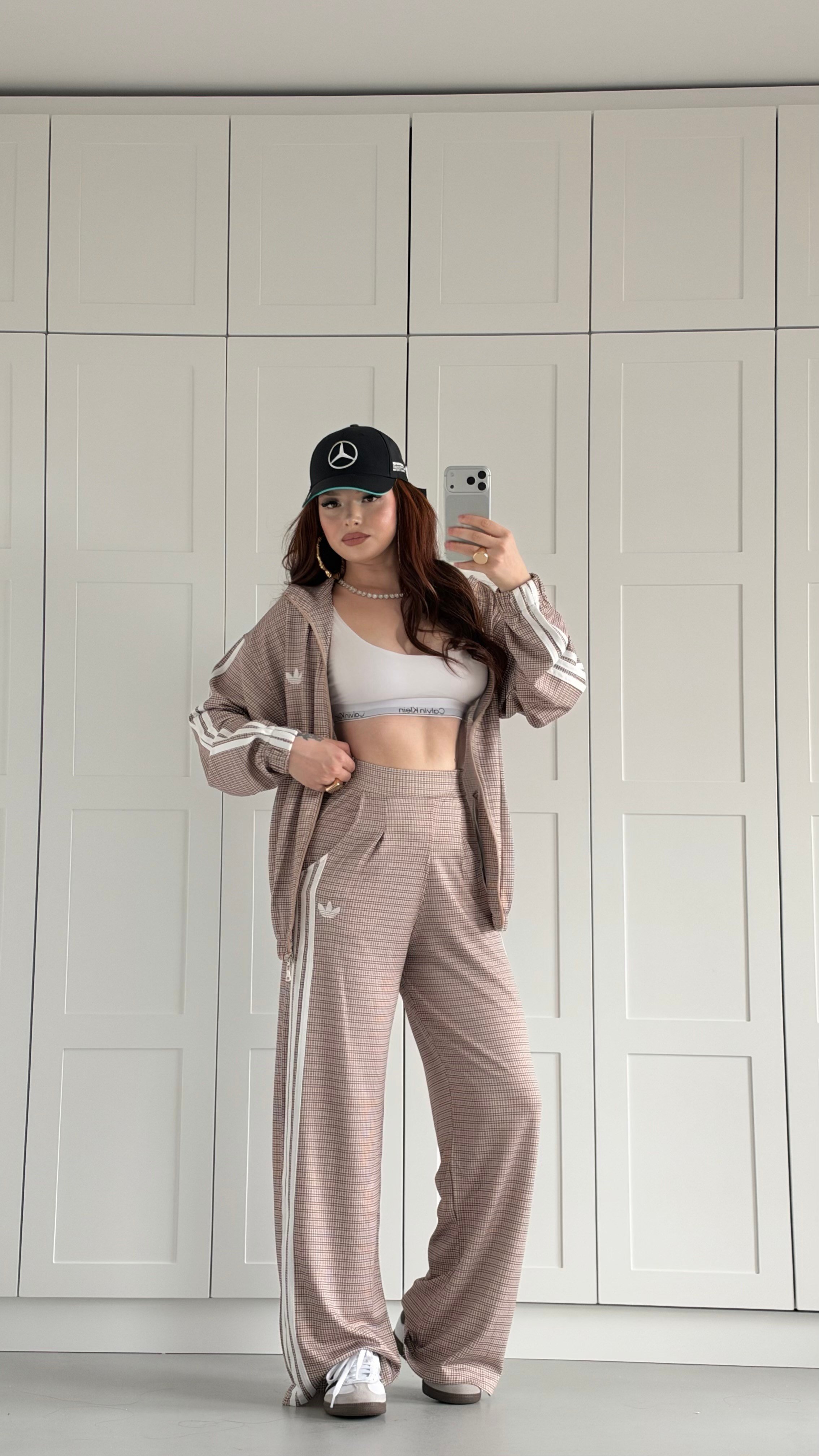 Adidas Ekose Eşofman Takım Kahverengi