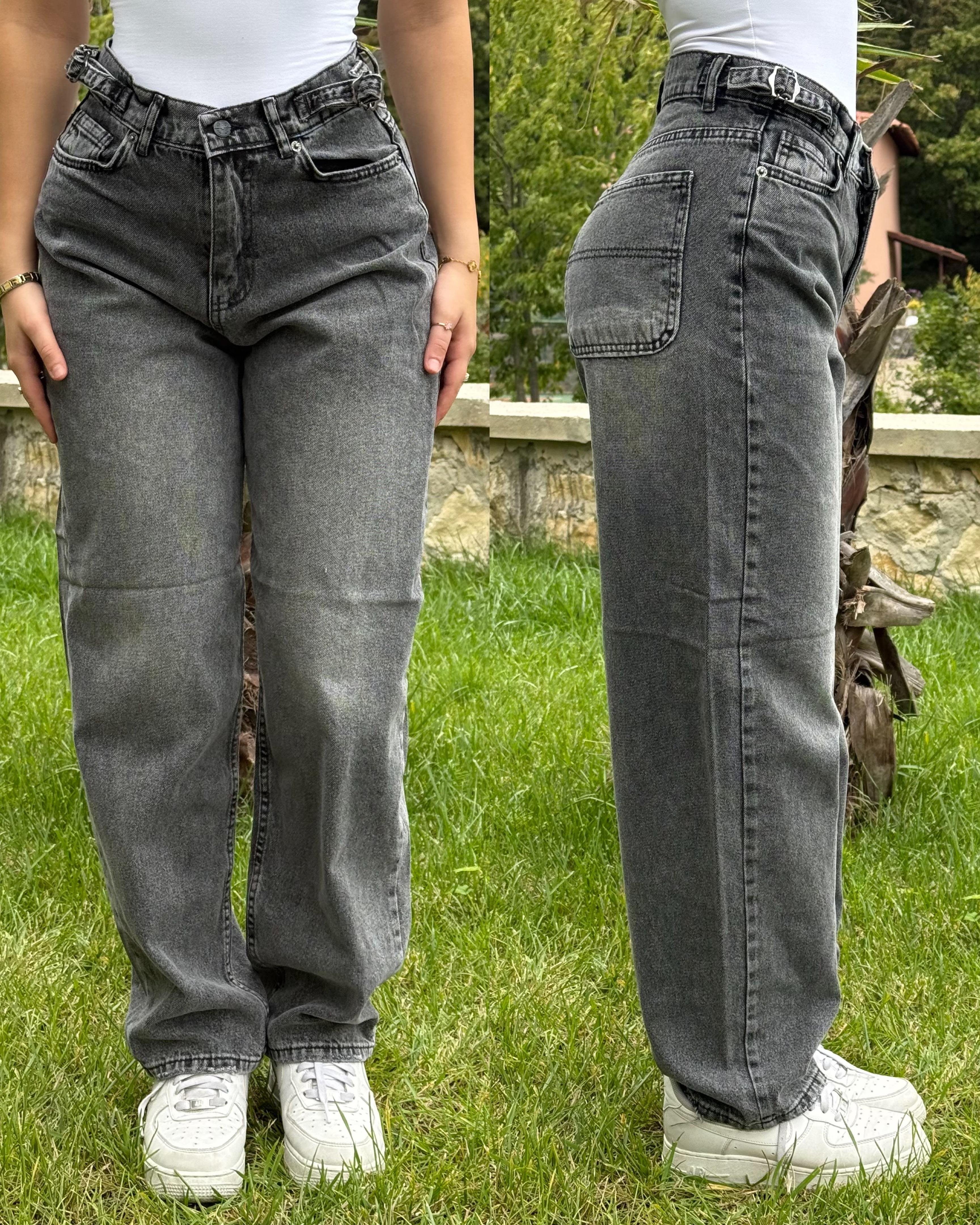 Baggy Viral Jeans Çift Kemer Timmy
