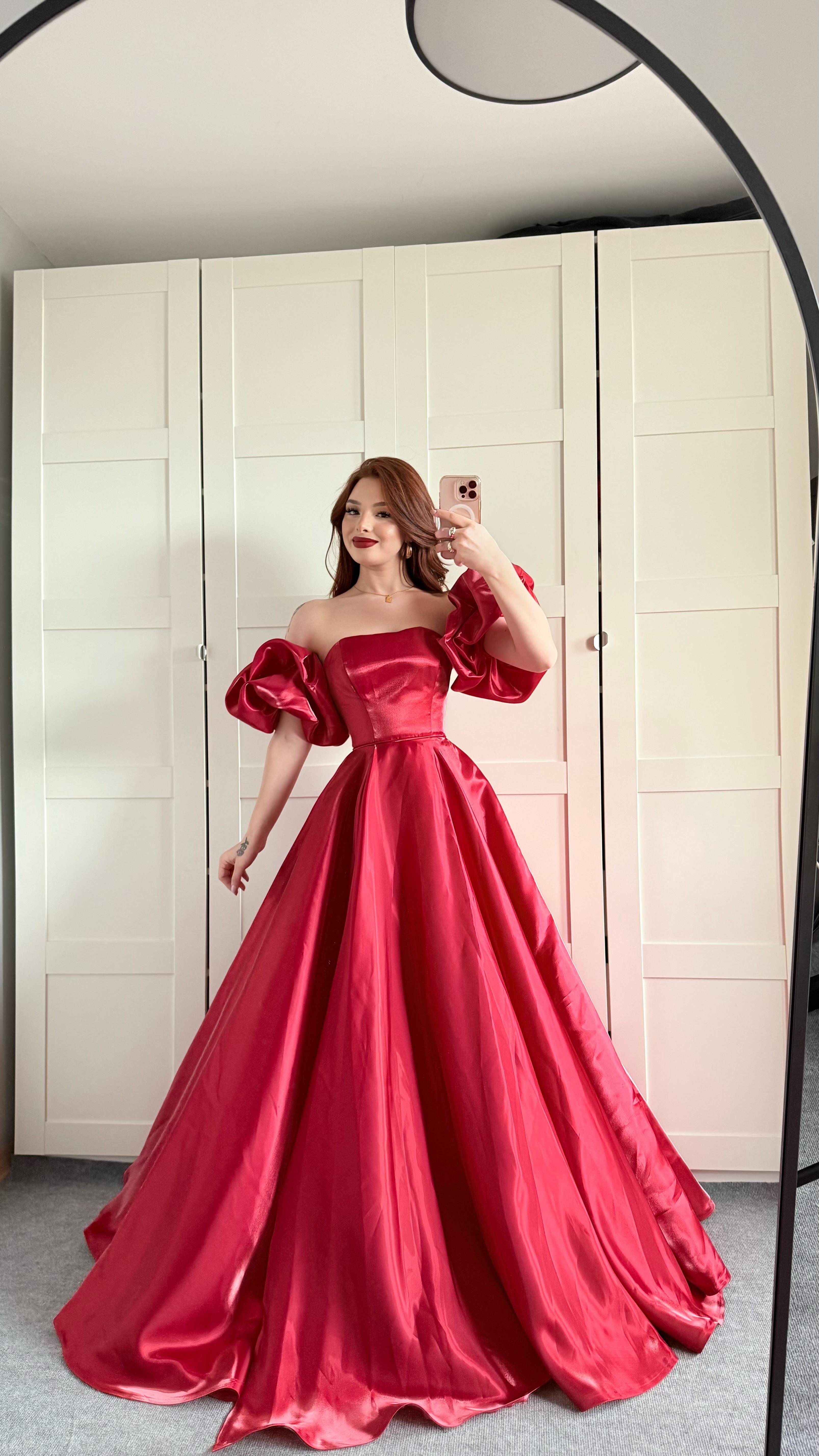 Barbie princess Abiye Kırmızı